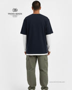 The Magic Navy Blue Unisex Oversized Classic T-Shirt
