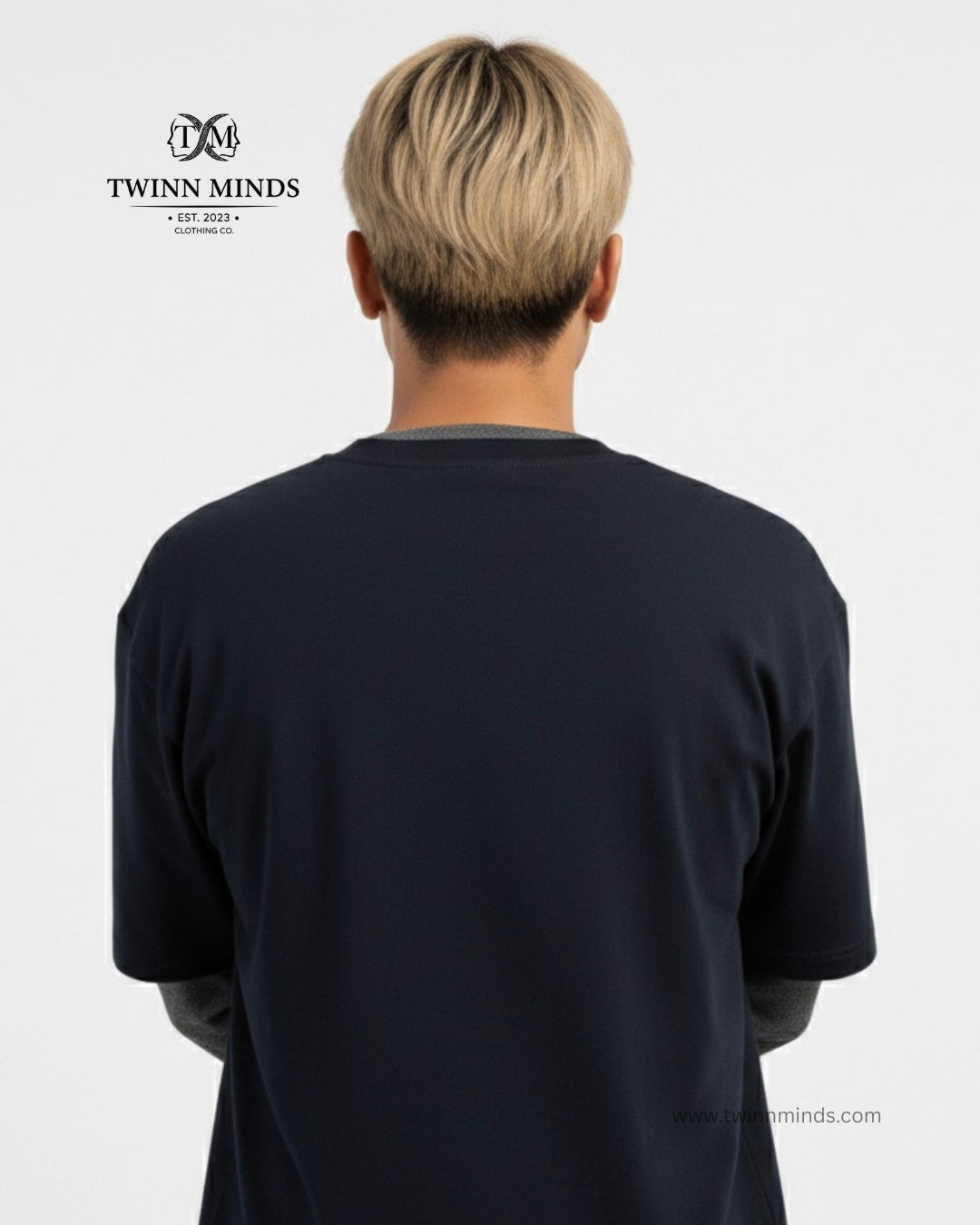 Shoes Navy Blue Unisex Oversized Classic T-Shirt