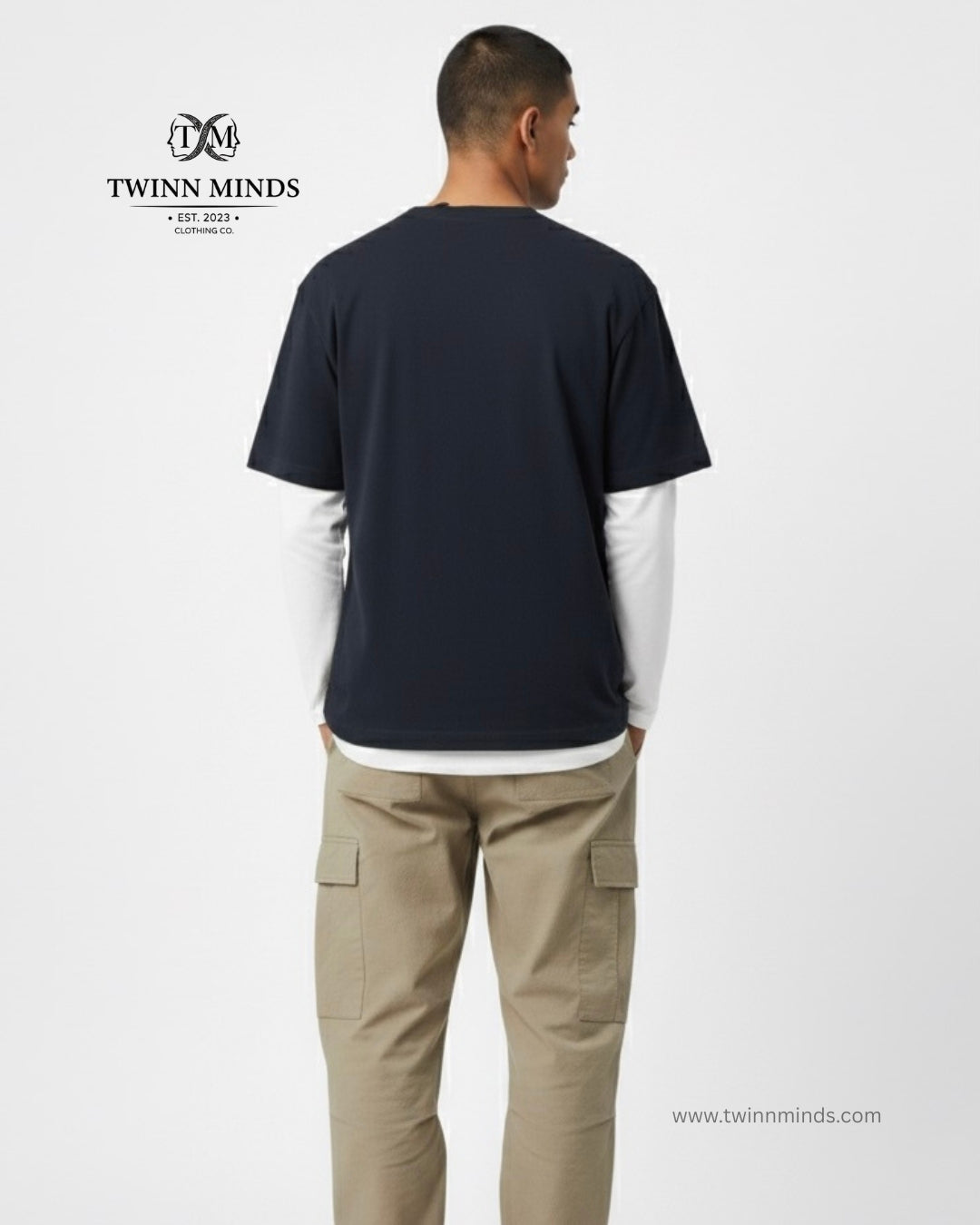 Sailor Struggle Navy Blue Unisex Oversized Classic T-Shirt