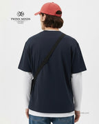 Catch You Navy Blue Unisex Oversized Classic T-Shirt