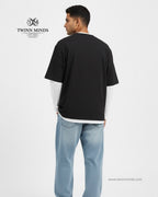 Dragon Black Unisex Oversized Classic T-Shirt