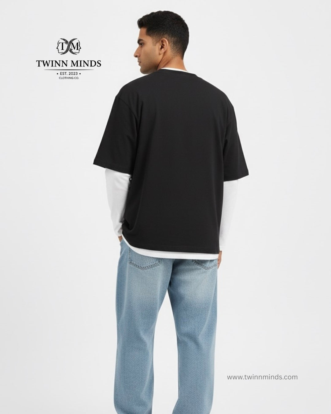 Dragon Black Unisex Oversized Classic T-Shirt