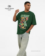 Go Scoot Bottle Green Unisex Oversized Classic T-Shirt