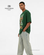 Go Scoot Bottle Green Unisex Oversized Classic T-Shirt