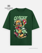 Go Scoot Bottle Green Unisex Oversized Classic T-Shirt