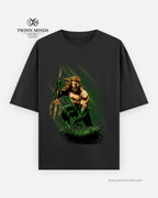 AQUAMEN Black Unisex Oversized Classic T-Shirt
