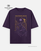 Nightmare Dream Purple Unisex Oversized Classic T-Shirt